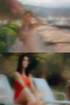 Husband watches wife looking