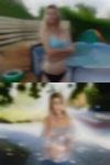 Mature partner beach voyeur